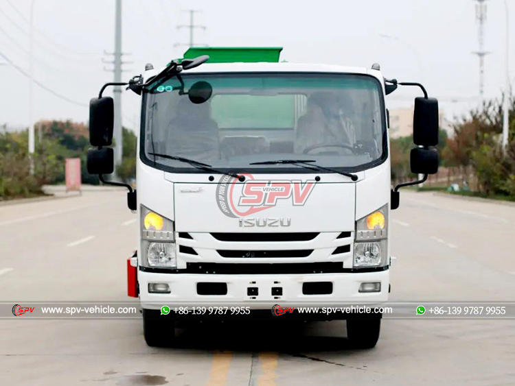 ISUZU NPR Food Waste Delivery Truck - Front Side